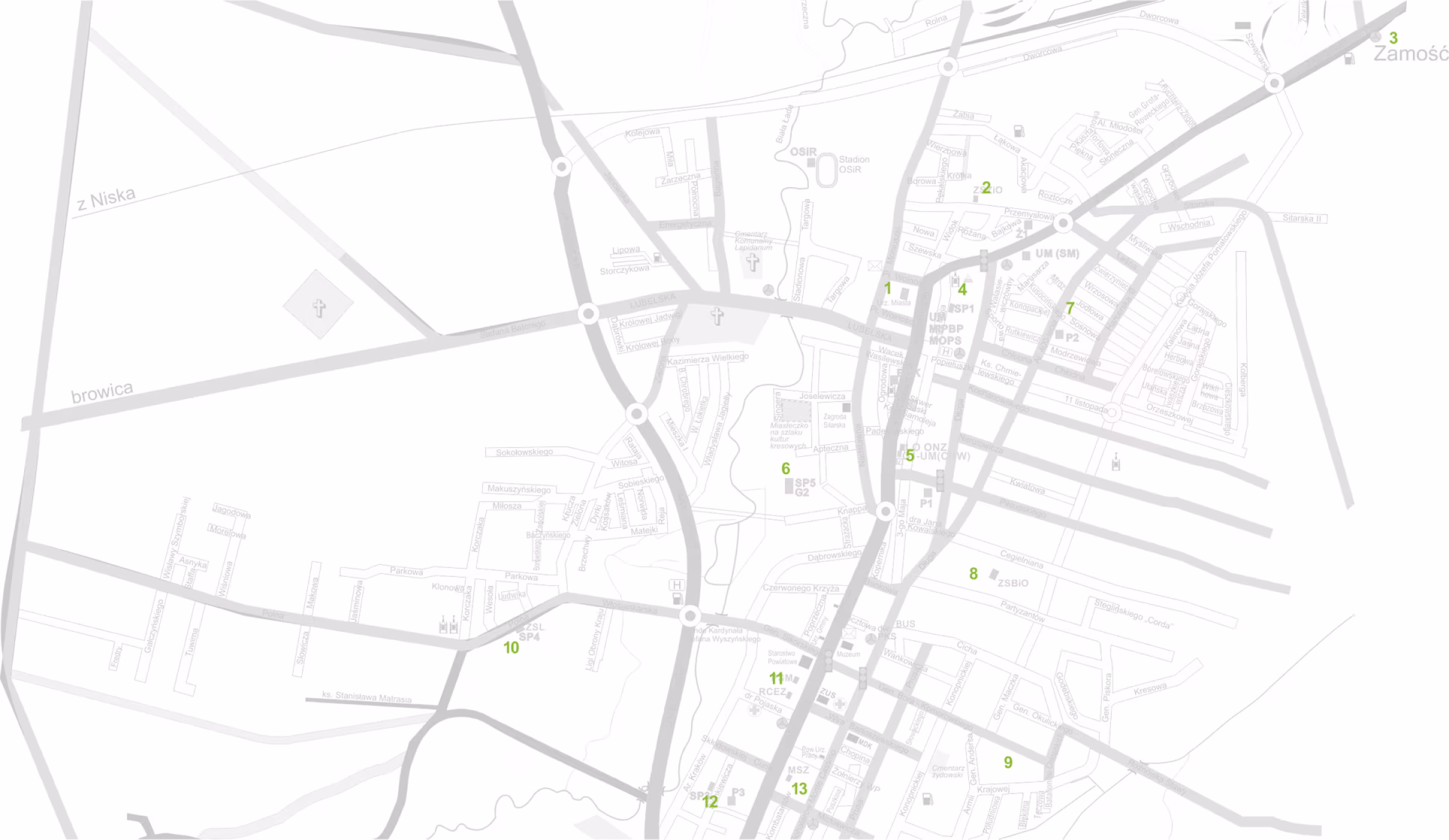 Komitet wyborczy wyborcow niezalezni - lokale wyborcze mapa bardzo duza2